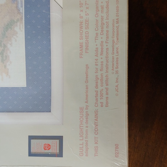 Weekenders Lighthouse Cross Stitch Kit with Blue Mat - Picture 3 of 6